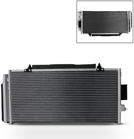 For NEW 7-3689 Aluminum A/C Condenser Replacement For Subaru Forester Impreza 2.0L 2.5L WRX XV Crosstrek