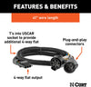 CURT 55384 Replacement Vehicle-Side Custom USCAR 4-Pin Trailer Wiring Harness