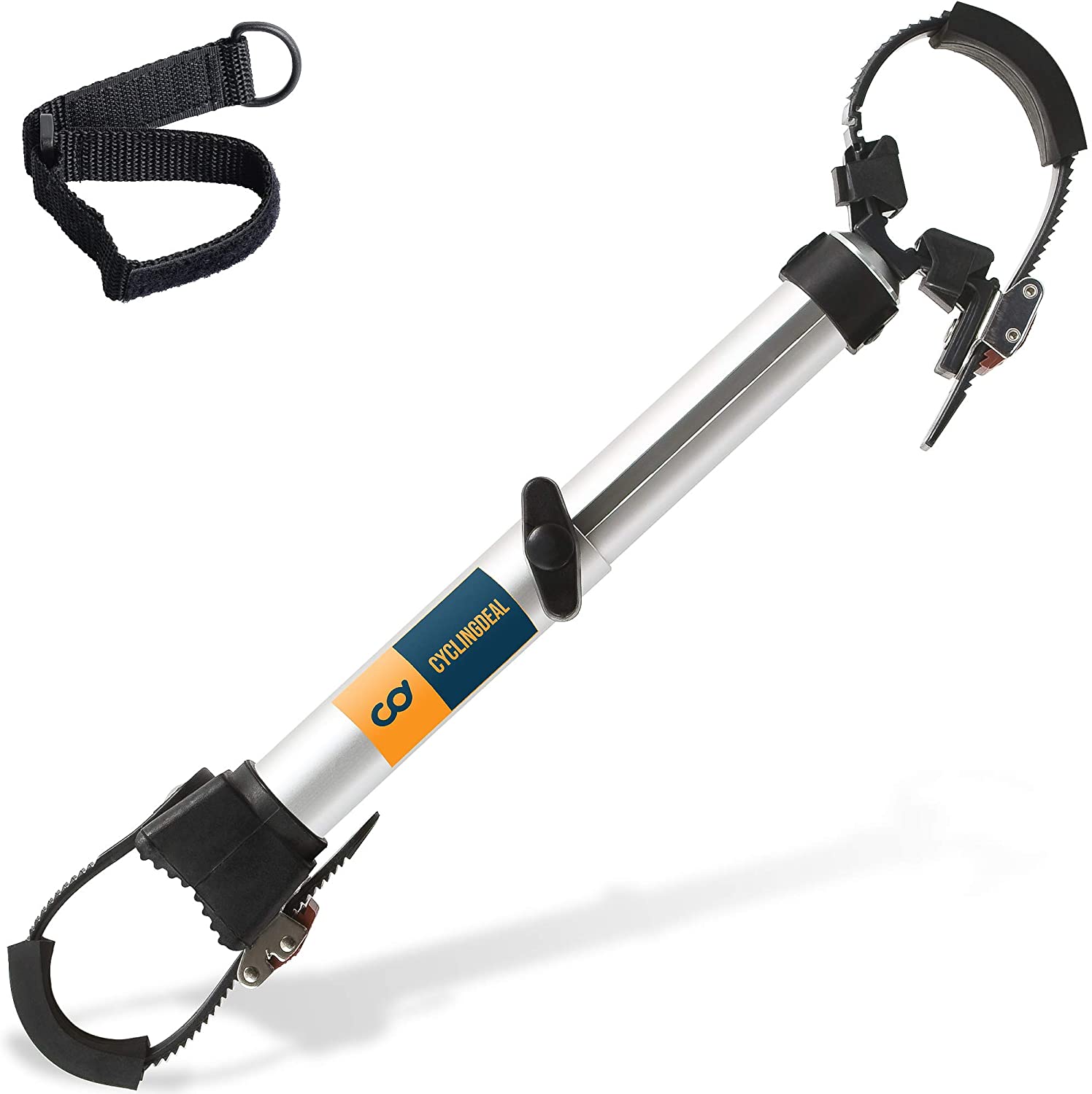 Car Interior Bicycle Bike Rack Carrier Multi Usable Adapter - Clamp On Car Handles or Rails - for Large SUV Pickup Truck Bed Van Tow Trailer - No Drill - Adjustable Length