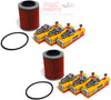 2x SeaDoo SPARK Oil Filter and O-Ring with NGK Spark Plug Set CR8EB 2014+ 2-Up 3-Up TRIXX ACE 900 2017+ GTI GTS 900 Repl 420956123 420650500