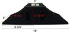 Extreme Max 5800.5852 Heavy-Duty Interlocking Wheel Chock for Tandem Axle Trailers and RVs - 9.2