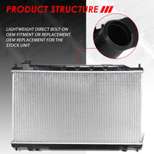 DPI 2414 OE Style Aluminum Core High Flow Radiator Replacement for 02-06 Altima 2.5 Liter Engine AT/MT
