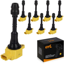 QYL 8Pcs Ignition Coils Pack Replacement for Pathfinder 2004 Armada 2005-2006 Titan 2004-2007 Compatible with Infiniti QX56 2004-2006#C1483 UF510 5C1482 22448-7S015
