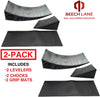 Beech Lane Camper Leveler 2 Pack - Precise Camper Leveling, Includes Two Curved Levelers, Two Chocks, and Two Rubber Grip Mats, Heavy Duty Leveler Works for Campers Up to 35,000 LBs