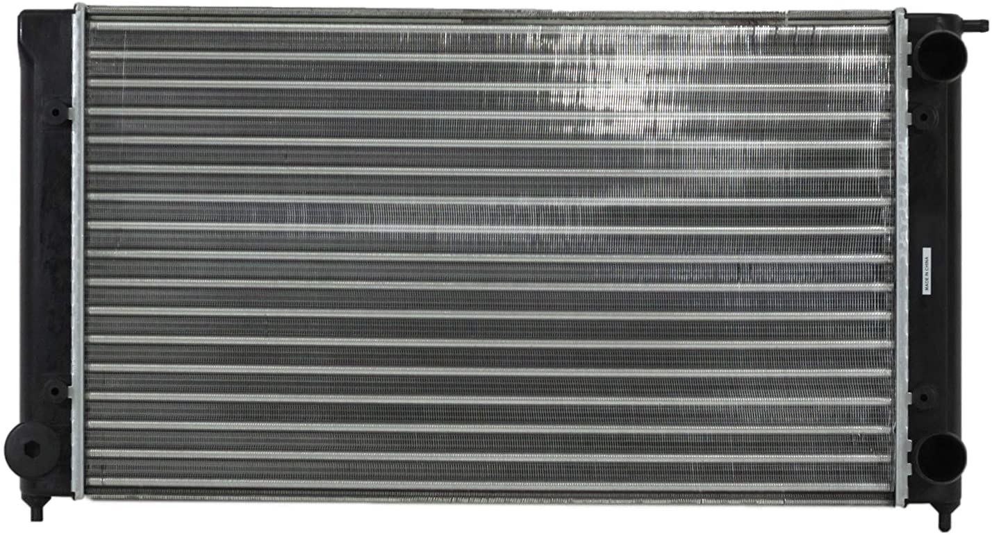 Radiator - Pacific Best Inc. Fit/For 837 82-93 Volkswagen Rabbit Cabriolet 81-92 VW Jetta/Golf 83-87 Scirocco Plastic Tank Aluminum Core
