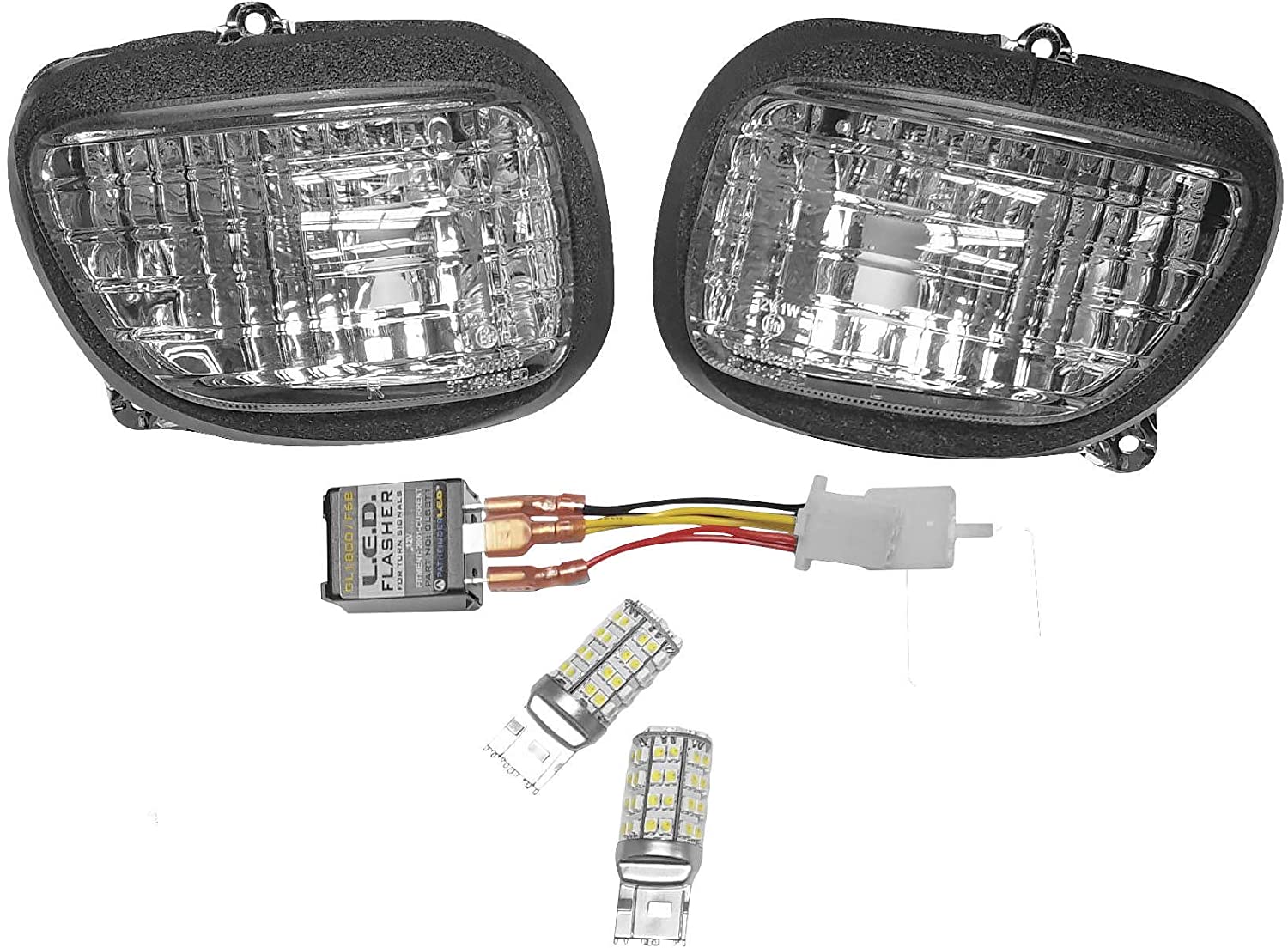 So Cal Moto Gear Gl1800/F6b Gl1800 T/S Lens Cvr W/Flasher G18tck New
