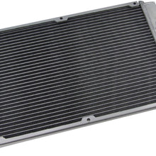 Primecooling 3 Row All Aluminum Radiator for Porsche 944 2.5 /2.7 /3.0L 4 Cylinders 1983-91 (Manual Transmission)