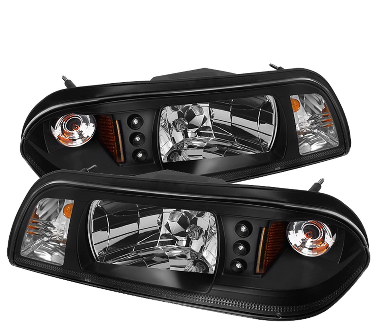 Spyder Auto 5012531 Crystal Headlights Black/Clear