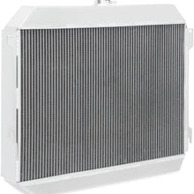 Mishimoto MMRAD-CHABB-7026X X-Line Performance Aluminum Radiator Compatible With Dodge Charger Challenger 1968-1973 Silver