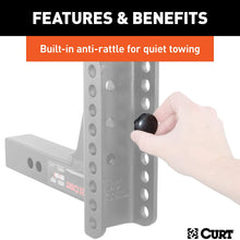 CURT 45900 Adjustable Trailer Hitch Ball Mount, 2-Inch Receiver, 6-Inch Drop, 2 and 2-5/16-Inch Balls, 14,000 lbs