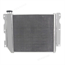 CoolingSky 4 Row Full Aluminum Radiator +Fan Shroud Combo for 1987-2006 Jeep Wrangler TJ YJ W/Chevy V8 Engine SWAP