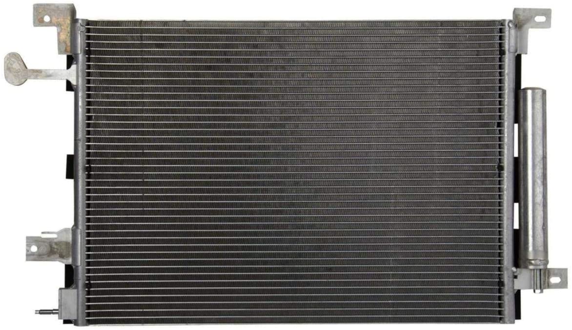 AOKAILI All Aluminum Condenser 1 Row For 10-14 Mustang
