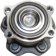 Rear Wheel Hub and Bearing Compatible with 2009-2014 Nissan Murano FWD With ABS Encoder and Studs, Set of 2, Driver and Passenger Side