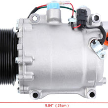 Honhill AC Compressor and A/C Clutch for 2007-2015 Honda CRV Compressor Oil Kit 2.4L Acura 2.3L 12V