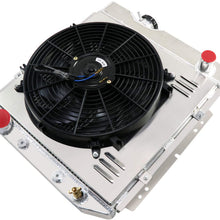 ALLOYWORKS 3 Row All Aluminum Radiator+16"Fan Shroud+Relay For 1960-1966 Ford Mustang Ranchero/Mercury SBC 3.3L l6/V8