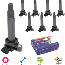 USTAR Ignition Coils 8 Pack for Toyota 4Runner Land Cruiser Sequoia Tundra Lexus GS430 GX470 LS430 LX470 SC430 Engine V8 4.3L 4.7L Replaces 90919-02230