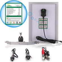 SUNER POWER 12V Waterproof Solar Battery Trickle Charger & Maintainer - 10 Watts Solar Panel Built-in Intelligent MPPT Solar Charge Controller + Adjustable Mount Bracket + SAE Connection Cable Kits