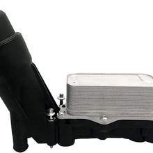 BOXI Oil Filter Cooling Housing Assembly without sensors Fit For 2014 2015 2016 2017 Chrysl-er Dodge Jeep / 2014 2015 2016 2017 2018 Ram 3.6L V6 Pentastar 68105583AF, 68105583AC