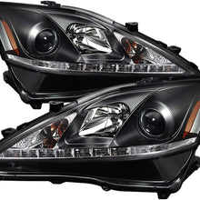 Spyder Auto PRO-YD-LIS06-DRL-BK Lexus Projector Headlight ,Black