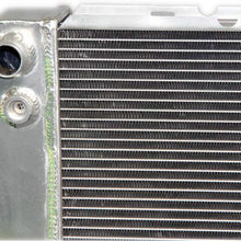 OzCoolingParts 94-00 Chevy C/K Series Radiator, 2 Row Core Full Aluminum Radiator for 1994-2000 Chevrolet Pickup C2500 C3500 K2500 K3500, 1994-1999 Chevy Suburban 7.4L V8 Engine (2 Row)