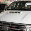 Silver/White/Black Universal Decorative Air Flow Intake Scoop Turbo Bonnet Vent Cover Hood Car Styling Hood Scoop (Color Name : Black)