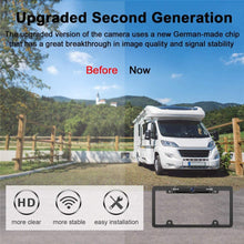 JCOLI License Plate Wireless WiFi Digital Car Backup Reverse Rear View Camera Waterproof 170 Degree Wide Angle for Cars,Trucks,SUVs,Pickups,Vans LK8 for iOS and Android Night Vision