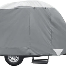 Classic Accessories Over Drive PolyPRO3 Deluxe Teardrop Trailer Cover, Fits up to 8' Trailers (80-296-143101-RT)
