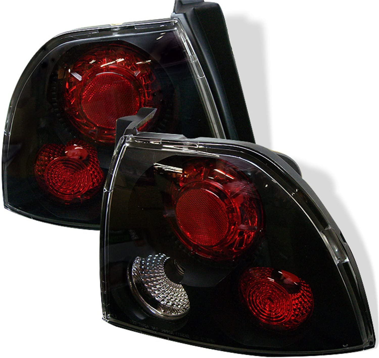 Spyder 5004147 Honda Accord 94-95 Euro Style Tail Lights - Black (Black)