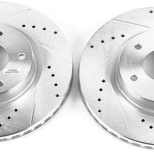 Power Stop JBR1558XPR Front Evolution Drilled & Slotted Rotor Pair