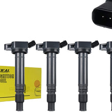 DEAL Pack of 4 New Ignition Coils For Scion 2.5L 2.7L L4 3.0L 3.5L 4.0L V6 4.6L 5.0L 5.7L V8 Replacement# UF507 IC733 U5084 C1596