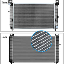 Maxiii 28inch Radiator Compatible with Cadillac Escalade, Chevy Chevrolet Silverado 1500 2500 / Suburban 1500 / Tahoe, GMC Sierra 1500 2500 / Yukon/Yukon XL 1500 4.3L 4.8L 5.3L 6.0L V6 V8