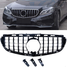 PENSUN Gloss Black Grille Grill Fit Mercedes Benz W212 E Class E200 E250 E350 E550 G/T Style