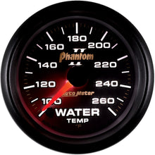 Auto Meter 7555 Phantom II Full Sweep Electric Water Temperature Gauge