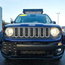 Xotic Tech for Jeep Renegade 2015+ Black Front Bumper Tow Hook License Plate - No Drill Mounting Bracket Adapter Kit