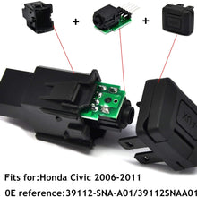 Aux Port for Honda Civic 39112-SNA-A01 Auxiliary Input Adapter Replacement Audio Input Jack Radio Kit Car Repair Parts for Honda Civic 2006 2007 2008 2009 2010 2011