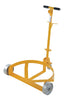 Vestil LO-DC-CI Lo-Profile Drum Caddie with Bung Wrench Handle and Steel Wheel, Steel, 21-5/8