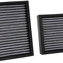 K&N Premium Cabin Air Filter: High Performance, Washable, Helps Protect against Viruses and Germs: Designed For Select 2000-2014 Toyota/Subaru/Mitsubishi/Lexus Vehicle Models, VF2002