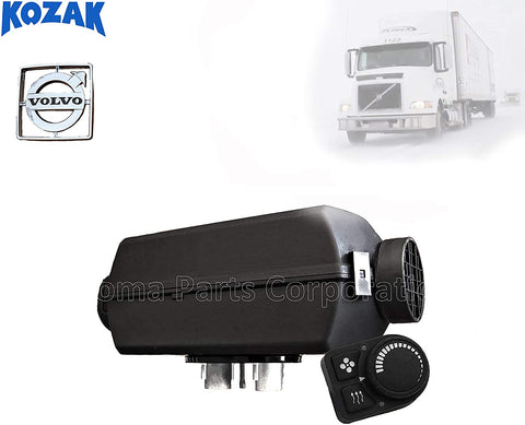 Planar 2D-12-TM 2KW Diesel Air Heater 12V with PU-5 controller Similar to Webasto, Airtronic, Eberspacher, Espar Truck for Volvo VNL Semi Trucks PLUS Volvo Logo