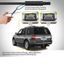 Misayaee Rear View Back Up Reverse Parking Camera in License Plate Lighting Night Version (NTSC) for RAV4 RAV-4 2000-2012 (Only with Back Spare Tire version support)