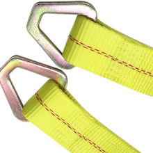 Axle Tie Down Strap, KJE 2"X36" Premium Axle Tie Down Strap with D-Ring Up to 10000lbs Capacity and Protective Sleeve-High Tension Proof & Heavy-Duty