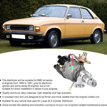 Electronic Distributor, Aluminium Alloy Automotive Electronic Distributor with Ignitor Technology Replacement Fits for Lucas 45D 5D