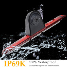 Misayaee HD 720p Third Roof top Mount Brake lamp Camera 3rd Brake Light Rear View Backup Camera for Transporter MB Mercedes Sprinter W906 2007-2018/VW Crafter Truck Vans 2007-2016