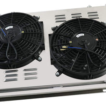 CoolingCare 3 ROW Radiator +Shroud +2x12''Fan for 1982-92 Chevy Camaro/Pontiac Firebird V6 V8