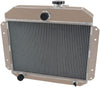 ALLOYWORKS 2 Row Aluminum Radiator For Jeep Willys 2.2L L4 2.6L L6 GAS 1951 1952 1953