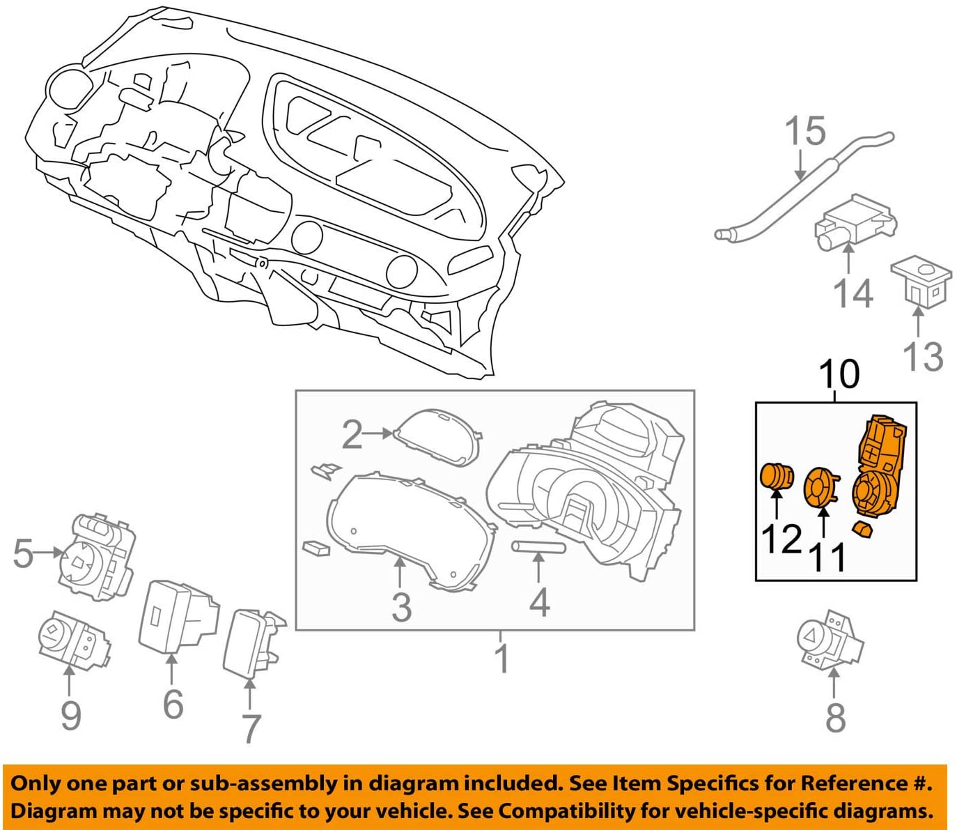 Genuine Honda 79600-TM8-A54ZA Air Conditioner Control Assembly