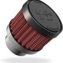 K&N Vent Air Filter/ Breather: High Performance, Premium, Washable, Replacement Engine Filter: Flange Diameter: 0.75 In, Filter Height: 1.125 In, Flange Length: 0.4375 In, Shape: Breather, 62-1560
