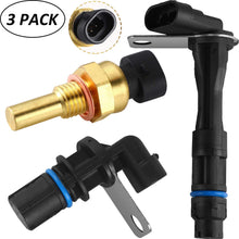 3 Pieces 213-4514 Engine Coolant Temperature Sensor, 213-363 Engine Camshaft Position Sensor, 213-354 Engine Crankshaft Position Sensor for GM Replace