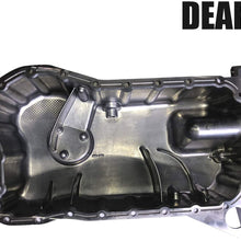 Engine Oil Pan W/Drain Plug Fits V6 2.8L 99-05 Golf / 99-04 Jetta (99 00 01 02 03 04 05 1999 2000 2001 2002 2003 2004 2005) Oil Pans For Changing Oil