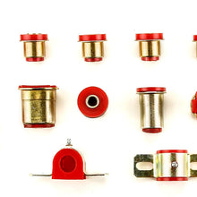 Andersen Restorations Red Polyurethane Front End Suspension Bushings Set Oval Control Arm Bushings Compatible with Oldsmobile 442 Cutlass OEM Spec Replacements (12 Piece Kit)