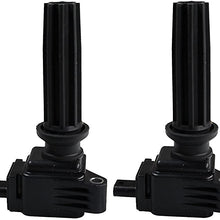 ENA Pack of 4 Ignition Coils Compatible with Ford Lincoln - Edge Escape Focus Fusion MKT MKZ - C1816 UF-670 DG546